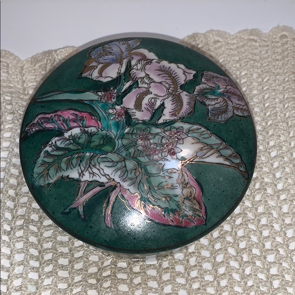 Toyo hand painted set trio Cloisonné - Picture 3 of 12